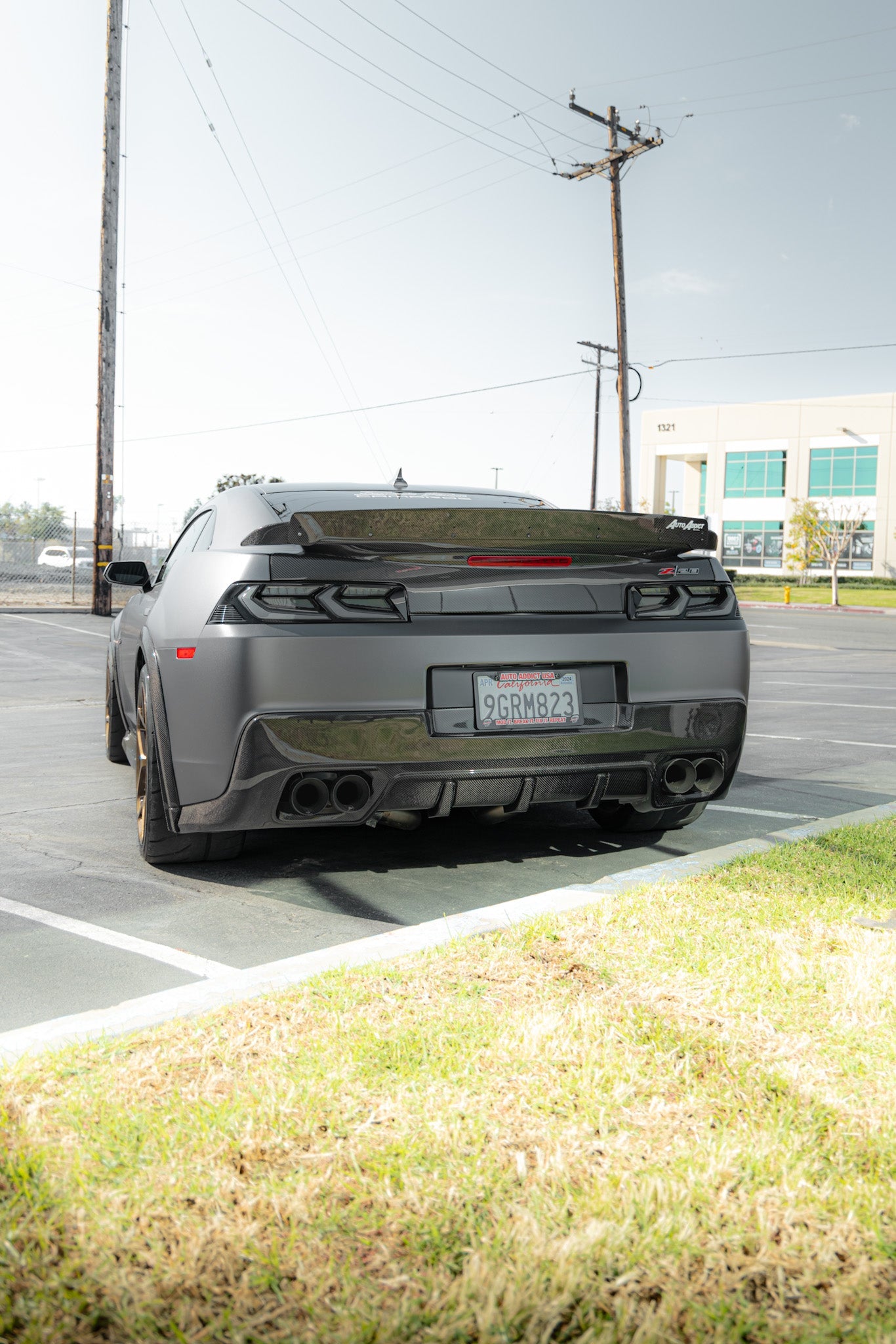 2014-2015 Chevy Camaro Umbra LED Taillights – Gloss Black/Smoke Lens