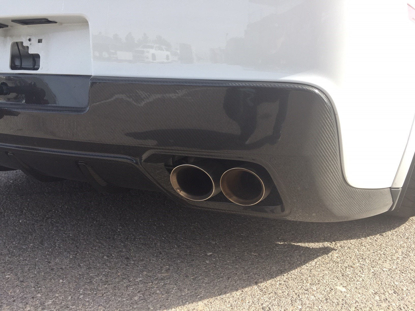 2014-2015 CHEVY CAMARO Z28 STYLE CARBON FIBER REAR DIFFUSER