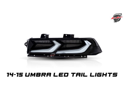 2014-2015 Chevy Camaro Umbra LED Taillights – Gloss Black/Smoke Lens