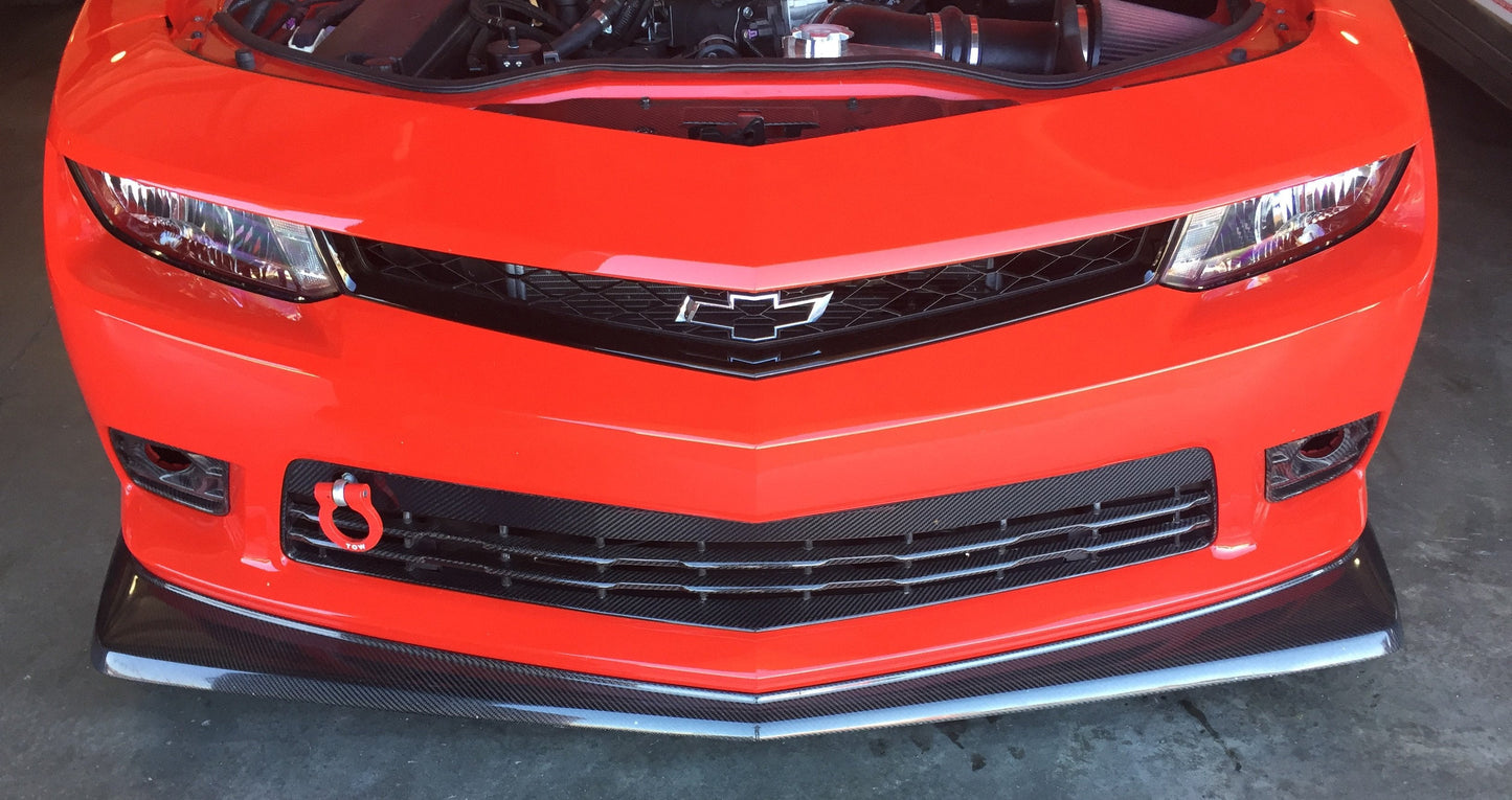 2014-2015 CHEVY CAMARO SS/Z28 CARBON FIBER FRONT LOWER GRILLE